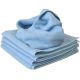 5 x Micro Fibre Cloths Large Super Soft Washable Blue Duster Car Home Work