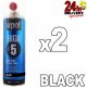 U-Pol HIGH5 1K Ready For Use BLACK High Build Paint Primer 450ml 2 Cans UPol