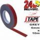 JTape 6mm GREY Double Sided Reinforced Acrylic Foam Adhesive Tape Numberplates