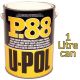U-Pol P88 1L High Build Cellulose 1k Grey Primer Car Industrial 1 Litre U-Pol