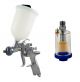 Anest Iwata AZ3 HTE2 1.5mm Gravity Spray Gun + Akulon Cup & Mini Water Filter