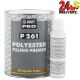 HB Body 1 Litre 2K Polyester Filling Primer&50ml Polyester Hardener 100:5 Ratio