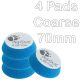 Rupes Bigfoot iBird Nano 50/70mm Blue Coarse Polishing Foam Pads Pack of 4