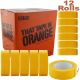 JTape 1125.3650 36mm x 50m 100�C Water-Proof Orange Fine Line / Masking Tape x12