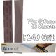 Mirka Abranet 70x420mm P240 Grit 10x HookNLoop Dust Free Sanding Abrasive Strips