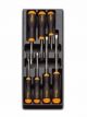 Beta Tools T220 Screwdrivers Set of 7 in a Thermoformed Tray for Tool Box