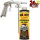 Hammerite 1litre Black WaxOyl Rust Proof Prevention Covering Schutz Air Can+Gun