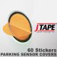 JTape 60 x Parking Sensor Masking Stickers Automotive Paint Reverse Covers