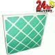 Spray Booth Filter Card Lattice Front & Back Filter Media Encapsulated 24x24x2in
