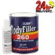 HB Body 2K HB260 Polyester Spray Filler 1 Litre Kit With 50ml Hardener