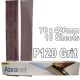 Mirka Abranet 70x420mm P120 Grit 10x HookNLoop Dust Free Sanding Abrasive Strips