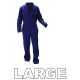 Warrior 0118B2 Navy Large Spray Painter's Paint Overalls Action Back Styling