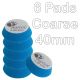 Rupes Bigfoot iBird Nano 30/40mm Blue Coarse Polishing Foam Pads Pack of 6