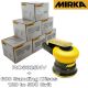 MIRKA ROS 325NV 77mm Random Orbital Palm Air Sander +600 HookNLoop Sanding Discs