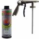 Pro Range 1 Litre Black Stone Chip + Spray Gun Can be over Painted Paintable