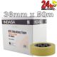 Indasa MTE High Quality 36mm 1.5 inch Masking Tape Low Bake Tack 24 Rolls