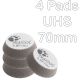 Rupes Bigfoot iBird Nano 50/70mm Grey UHS Polishing Foam Pads Pack of 4