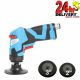 Duren Tools 75mm Air Operated Angle Sander With 2 & 3 Roll On Backing Pads