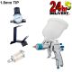 Devilbiss SLG 620 Gravity Gun 1.8 & Bench Stand Gauge Filter